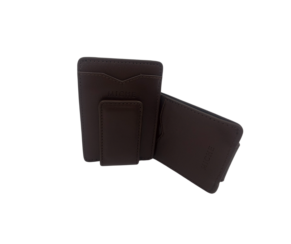 Men's Leather Money Clip - 2 Colors