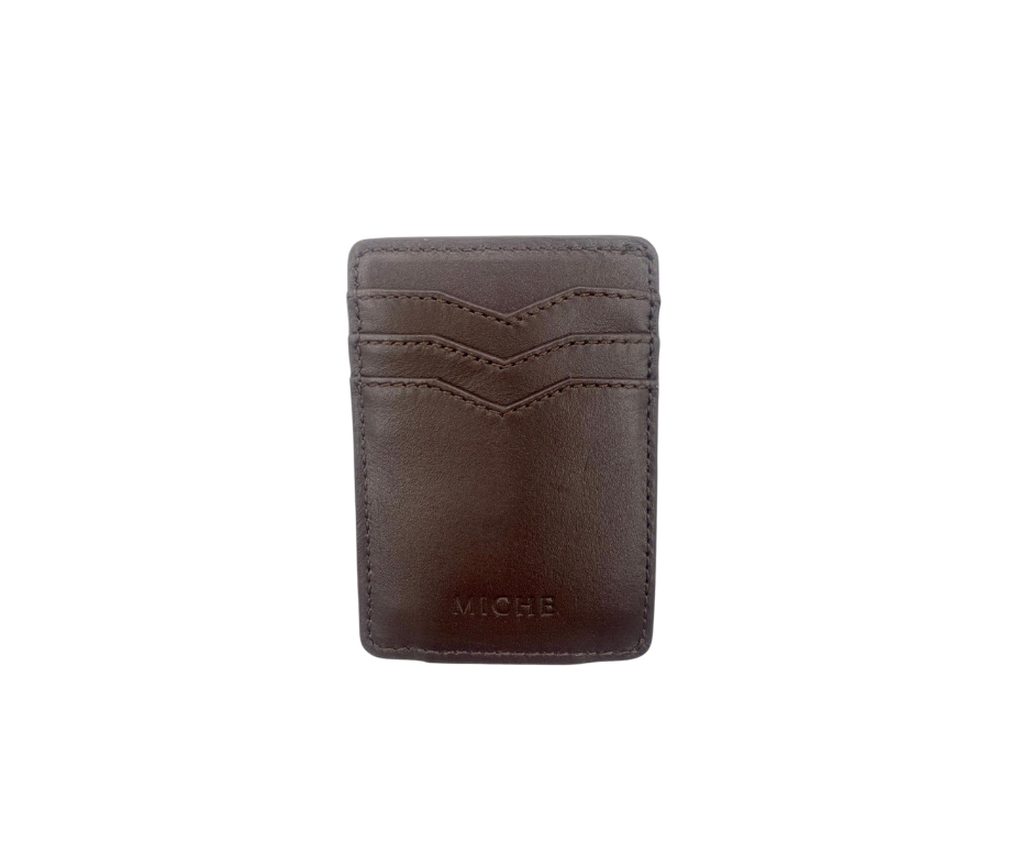 Men's Leather Money Clip - 2 Colors