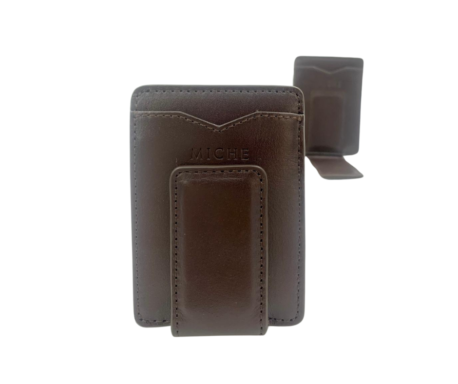 Men's Leather Money Clip - 2 Colors