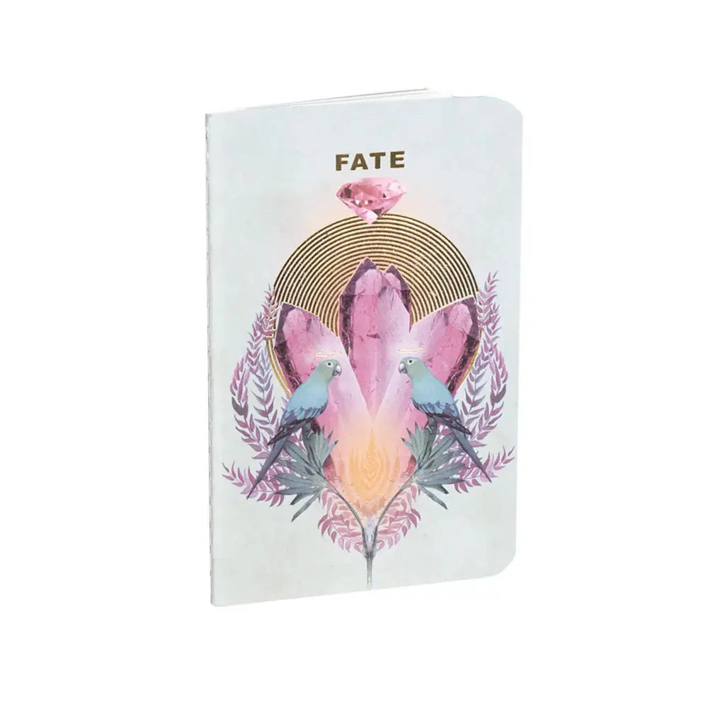 Crystal Fate Mini Notebook | Saddle-Stitched Pocket Notebook