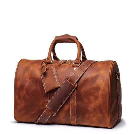 The Brandt Weekender | Small Leather Duffle Bag