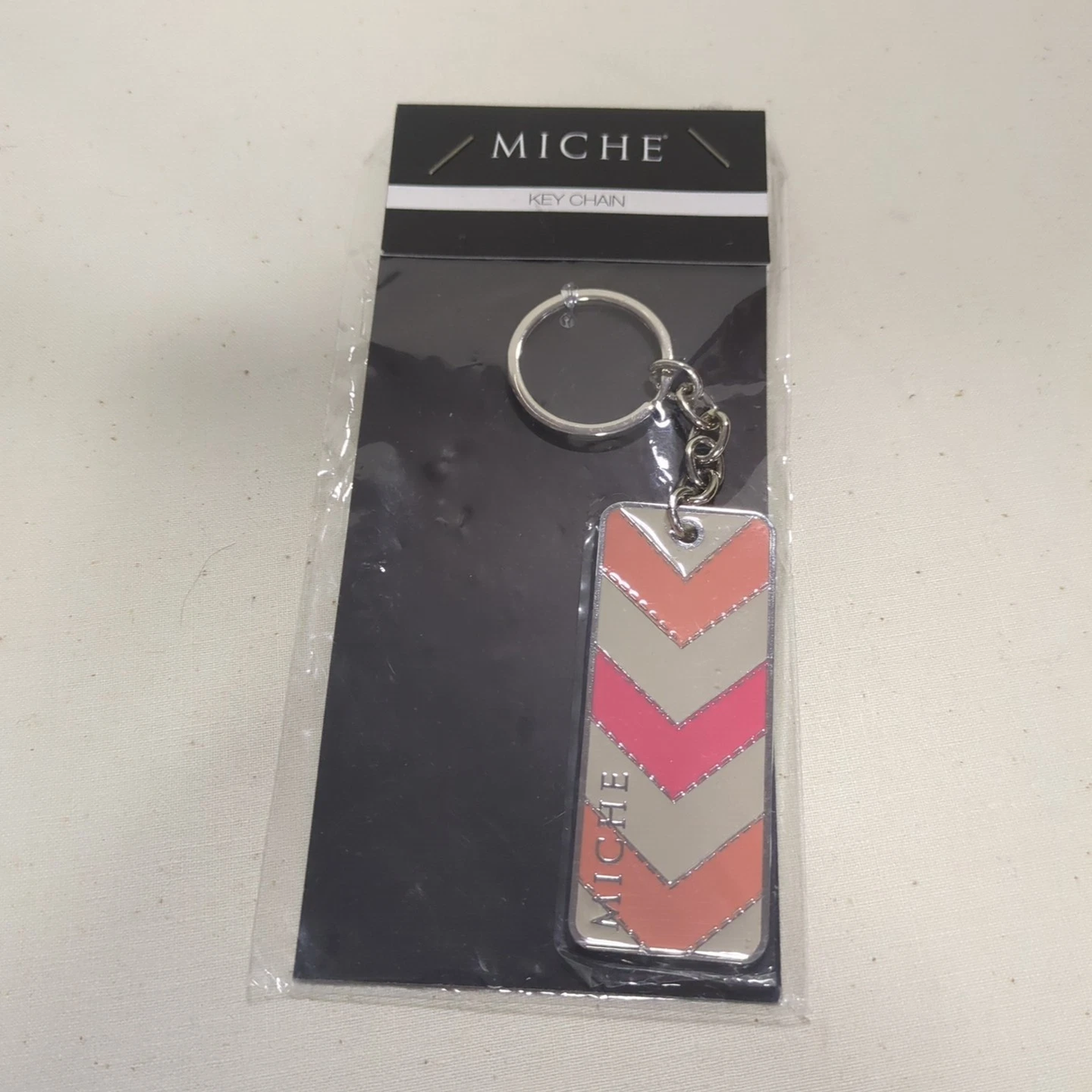 Keychain Pink Chevron