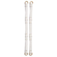 White Croc Handles w/ Gold Hardware (7611631110)