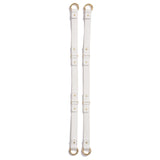 White Croc Handles w/ Gold Hardware (7611631110)