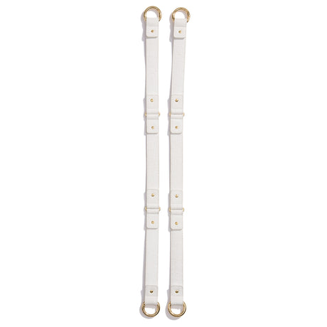 White Croc Handles w/ Gold Hardware (7611631110)