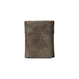 Men's Grey Tri-Fold Wallet (10625026508)