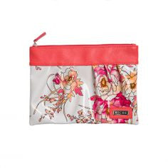 Pink Floral Makeup Bag - 2 Sizes (7514585094)