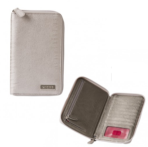Miche Metallic Silver Wallet