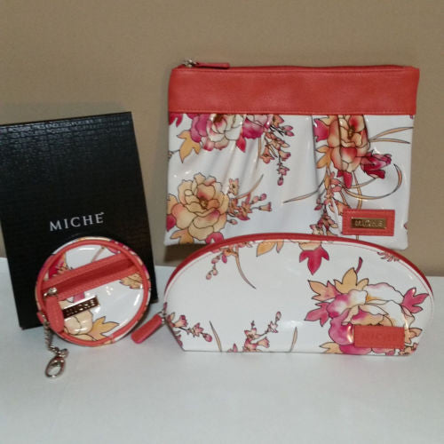 Pink Floral Makeup Bag - 2 Sizes (7514585094)