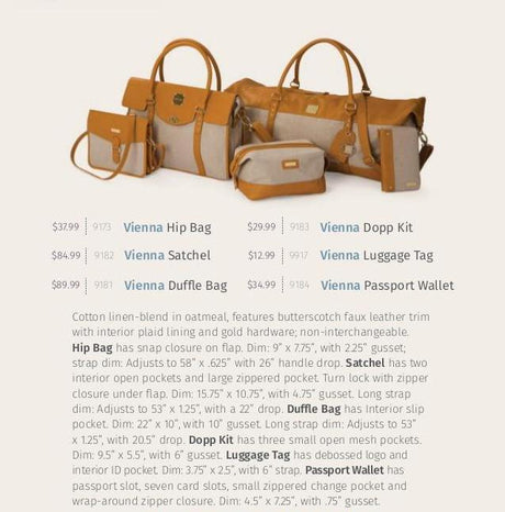 Vienna Duffle Bag (122243907609)